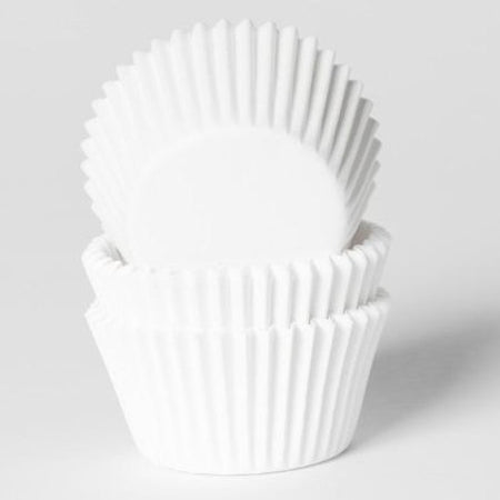 Mini Cupcake Cases 36 pk Silver Foil HOM