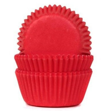 Mini Cupcake Cases 60pk Red