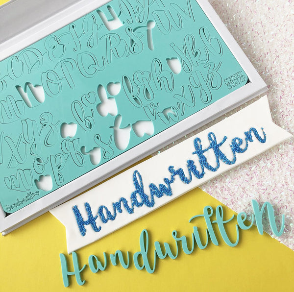 Handwritten SWEET STAMP Upper & Lower Case