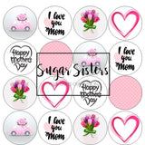 Mothers Day  Edible Toppers - (20 Toppers)
