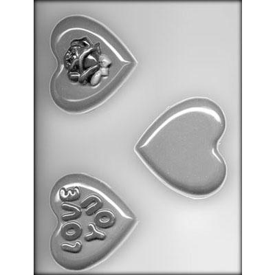 Heart Chocolate Mould 3¼" x 3" x ¾"
