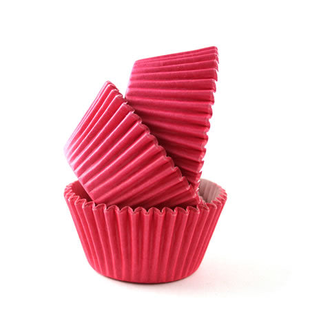 Mini  Cupcake Cases 36 pk Baby Pink Foil HOM