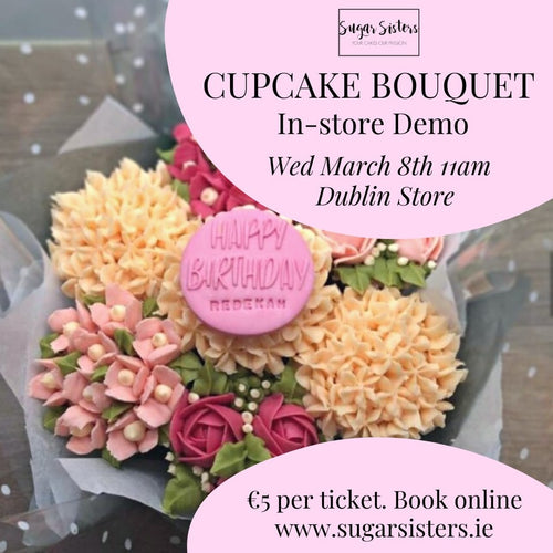 Mothers Day Cupcake Bouquet In-Store Demo