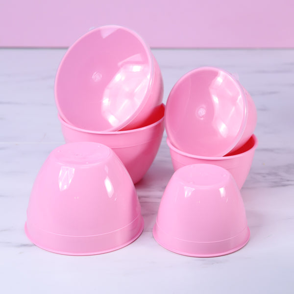 Pink Pudding Bowls Asstd Sizes