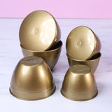 Gold Pudding Bowls Asstd Sizes