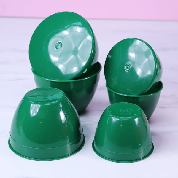Green Pudding Bowls Asstd Sizes