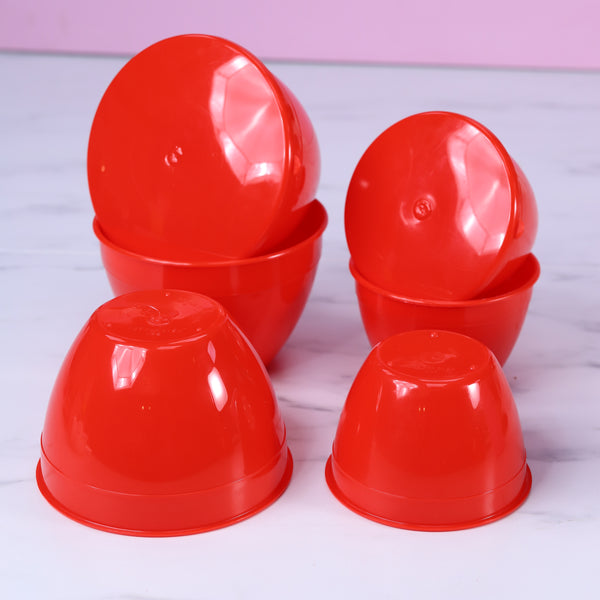 Red  Pudding Bowls Asstd Sizes