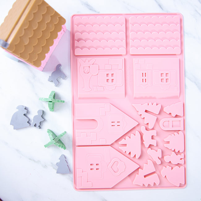 SUGAR SISTERS - Gingerbread Chocolate House Mould