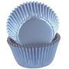 Ice Blue Foil  Cupcake Cases Pk 50