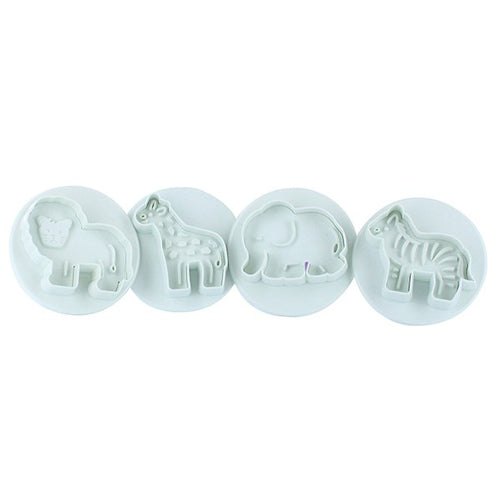 Jungle Animals Plunger Cutter Set 4