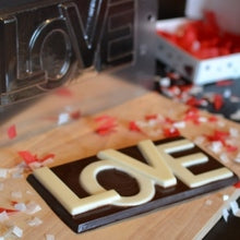 Love Candy Bar Chocolate Mould 7½" x 3¾" x ½"