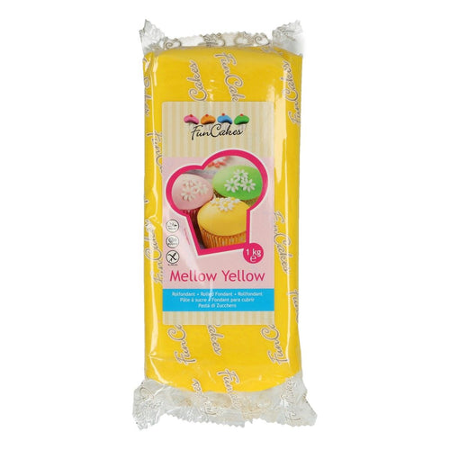FunCakes Sugar Paste 1kg Mellow Yellow