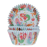 Mermaid Cup Cake Cases Pk 50  HOM