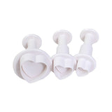 Cake Star Mini Heart Plunger Set 3