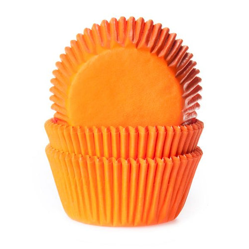 Orange  Cupcake Cases Pk 50 HOM