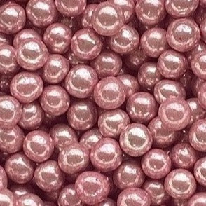 SUGAR SISTERS- Chocoballs Mini Crispy Metallic Pink 5mm  70g
