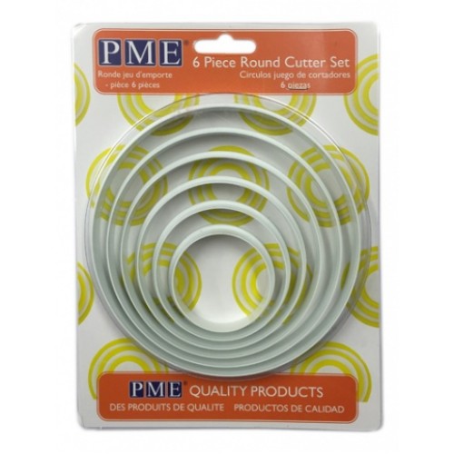 PME 6 Piece Cutter Set Round Circle