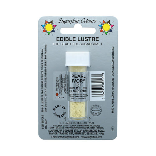 Edible Lustre Pearl Ivory  (E171 Free)