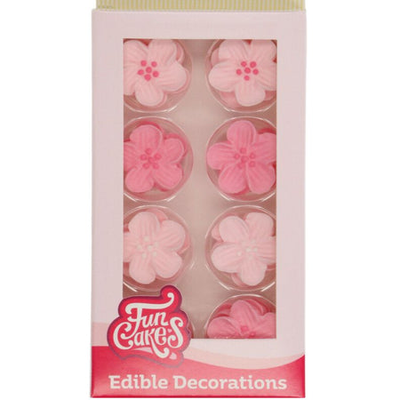 Assorted Flowers Edible Toppers - (20 Toppers)