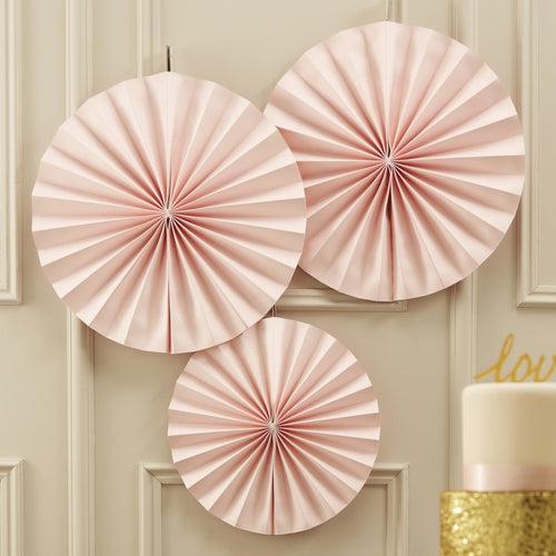 Pinwheel Pastel Pink Circle Fan