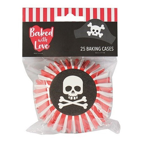 Pirate Cupcake Cases Pk 25