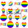 Pride  Edible Toppers - (20 Toppers)