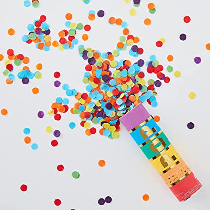 Rainbow Confetti Popper