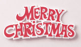 Red Merry Christmas Sign Each
