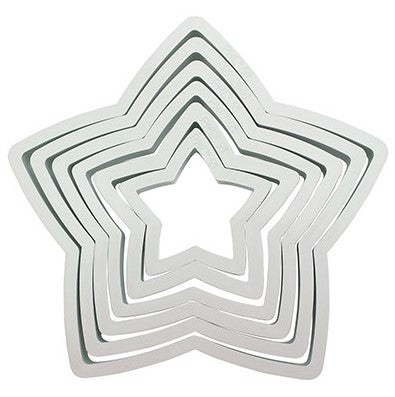 Cake Star Plunger Cutter Large Star Set 3