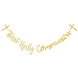 Communion Banner Gold