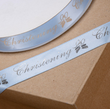 Christening Blue Ribbon 20mm x Metre