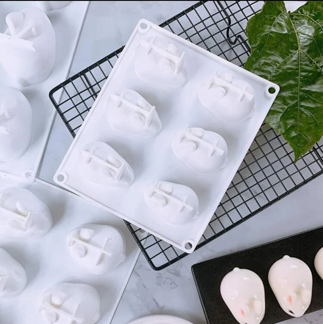 Sugar Sisters - Bunny Mould - 6 cavity