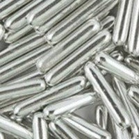 SUGAR SISTERS - Metallic Silver Rods 80g