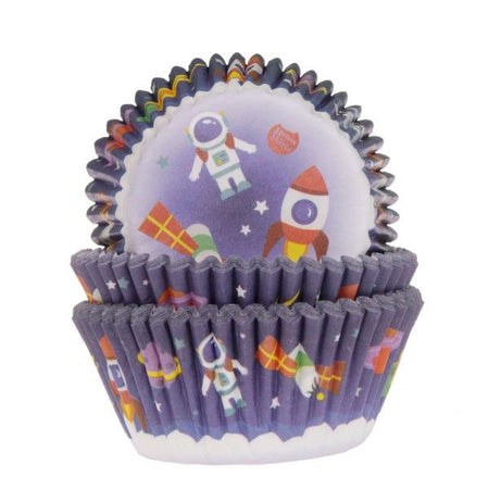 Cupcake Baking Cups Primary Blue  Pk 12
