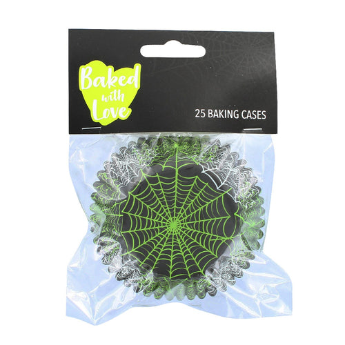 Spiderweb Cupcake Case Pk 25