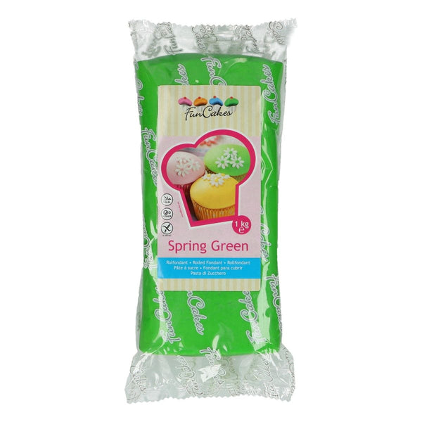 FunCakes Sugar Paste 1kg Spring Green