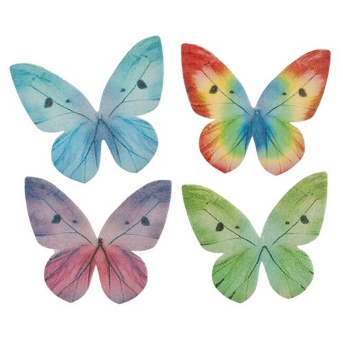 Wafer Butterflies Pk 87 3-6cm