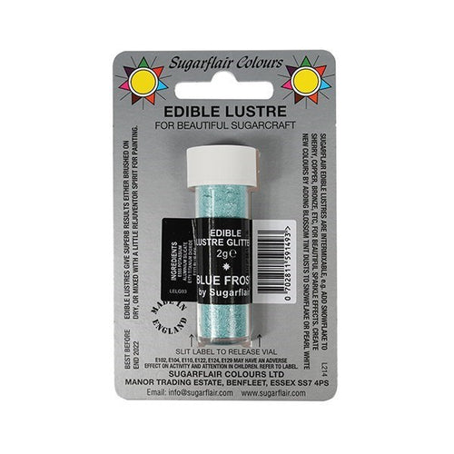 Edible Lustre Glitter Blue Frost