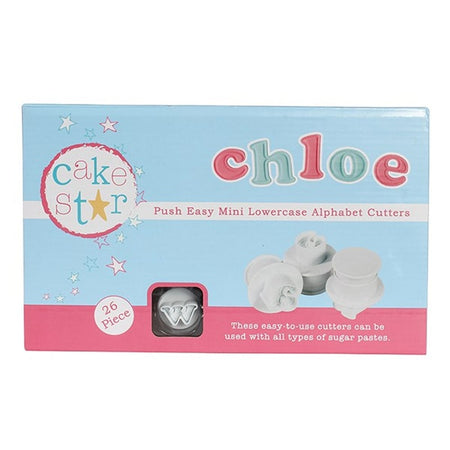 Cake Star Push Easy Uppercase Cutters