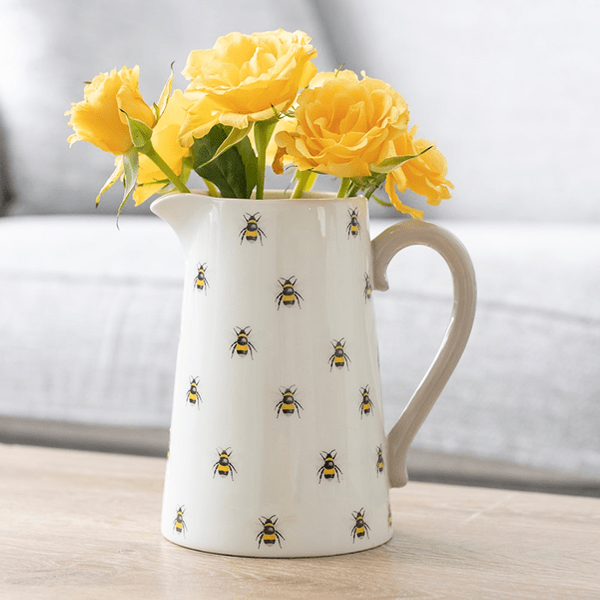 Bee Ceramic Flower Jug