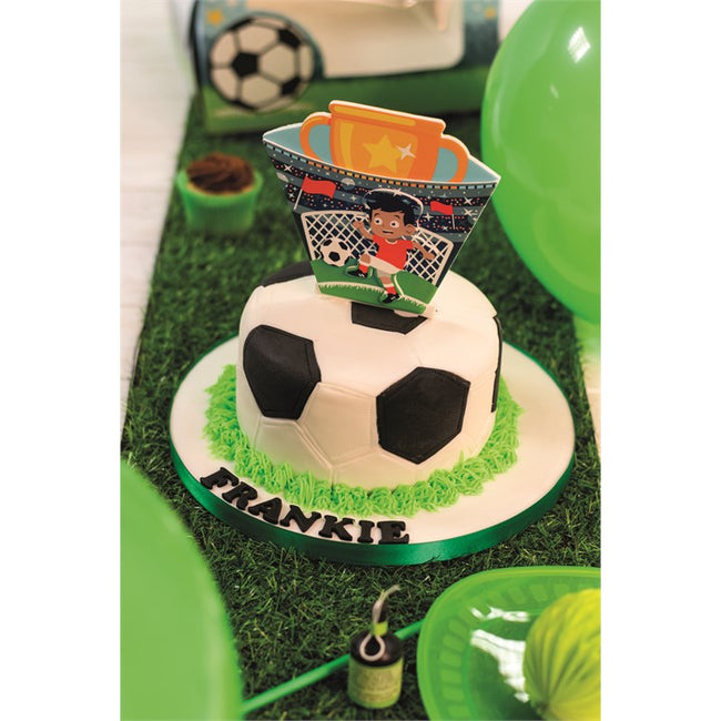 Football Cake Decoration 138 X 170mm (Inc Pic)