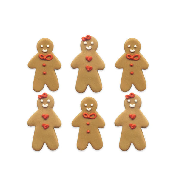 Gingerbread Sugar Toppers  Pk 6