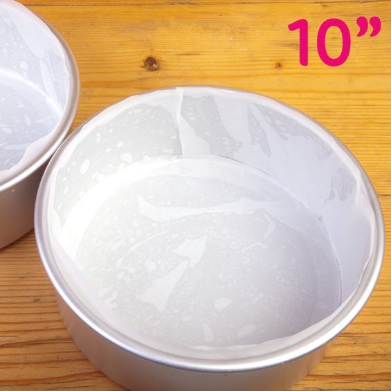 10" (25.4cm) Siliconised Greaseproof Circles Pk 20