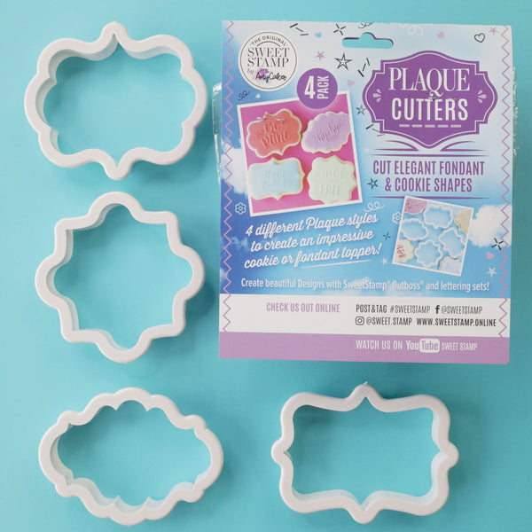 Plaque Cutters 4pcs SWEETSTAMP