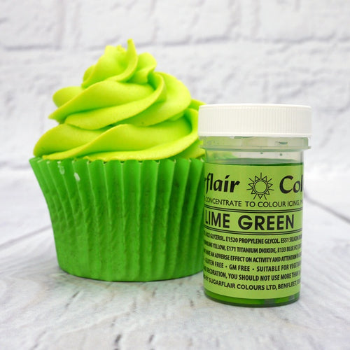 Lime Green SugarFlair Gel paste