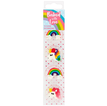 Baked With Love Baby Girl Cupcake Decorations Pk 8