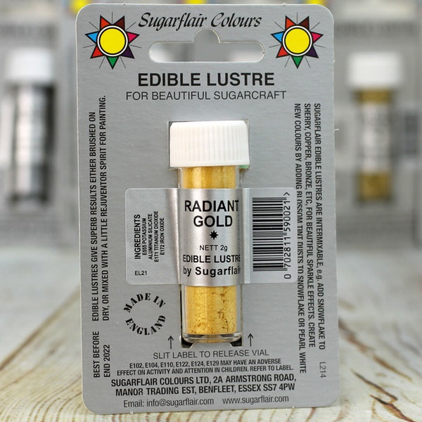 Edible Lustre Radiant Gold 4g