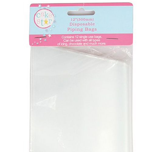 Cake Star Disposable Piping Bags x12 12"