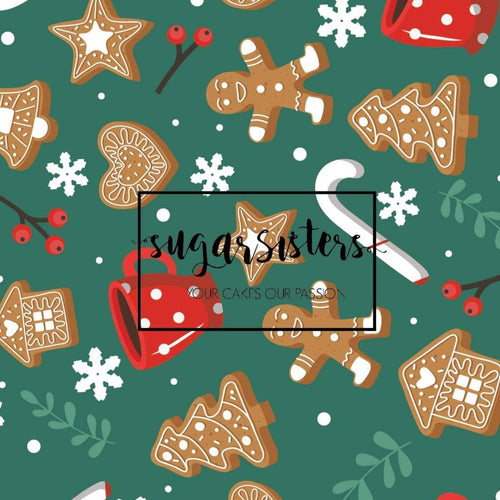 Christmas Cookies & Mug  Edible Image